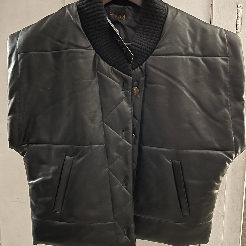 Women’s Black Quilted vest